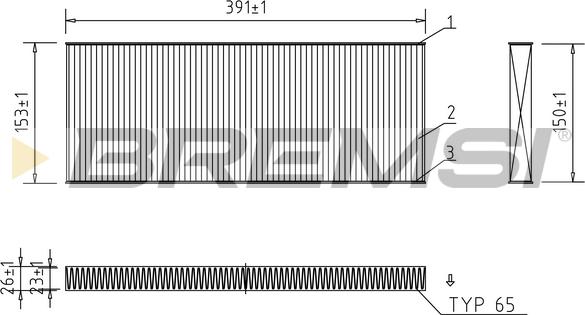Bremsi FC1329 - Фільтр, повітря у внутрішній простір autozip.com.ua