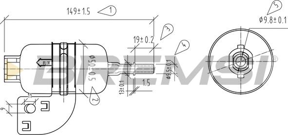 Bremsi FE1901 - Паливний фільтр autozip.com.ua