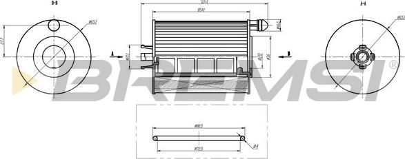 Bremsi FL2352 - Масляний фільтр autozip.com.ua