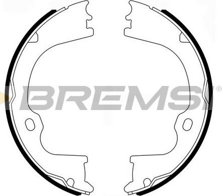 Bremsi GF4947 - Комплект гальм, ручник, парковка autozip.com.ua