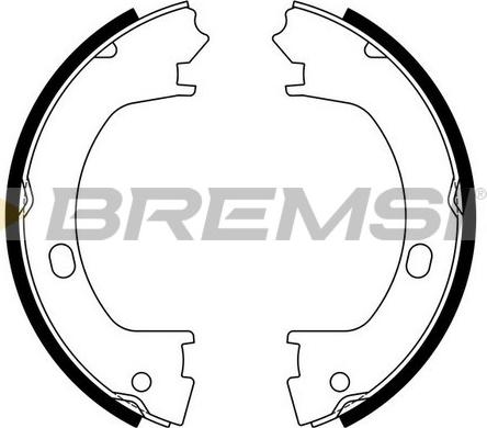 Bremsi GF4643 - Комплект гальм, ручник, парковка autozip.com.ua