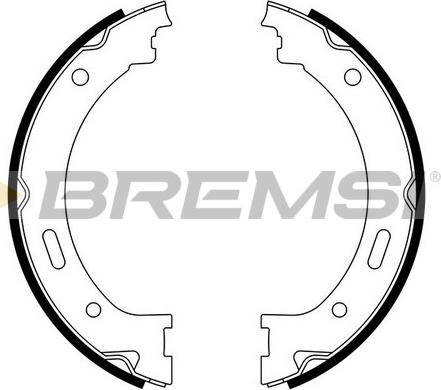 Bremsi GF4843 - Комплект гальм, ручник, парковка autozip.com.ua