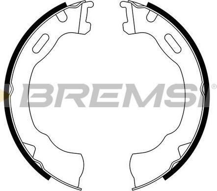 Bremsi GF4791 - Комплект гальм, барабанний механізм autozip.com.ua