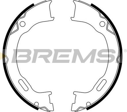 Bremsi GF4745 - Комплект гальм, ручник, парковка autozip.com.ua
