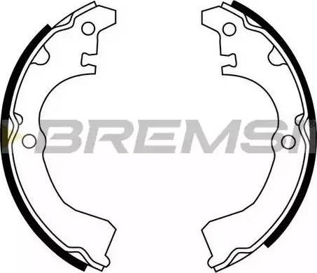 Bremsi GF0943 - Комплект гальм, барабанний механізм autozip.com.ua