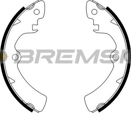 Bremsi GF0904 - Комплект гальм, барабанний механізм autozip.com.ua