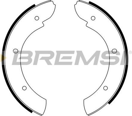Bremsi GF0438 - Комплект гальм, ручник, парковка autozip.com.ua