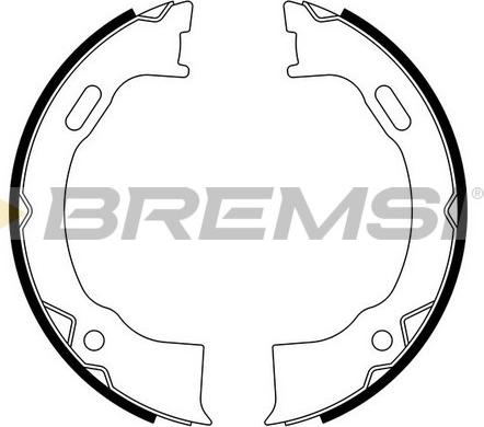 Bremsi GF0428 - Комплект гальм, ручник, парковка autozip.com.ua