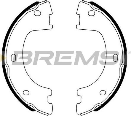 Bremsi GF0560 - Комплект гальм, ручник, парковка autozip.com.ua