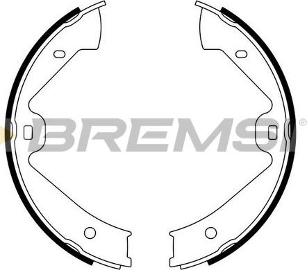 Bremsi GF0562 - Комплект гальм, ручник, парковка autozip.com.ua