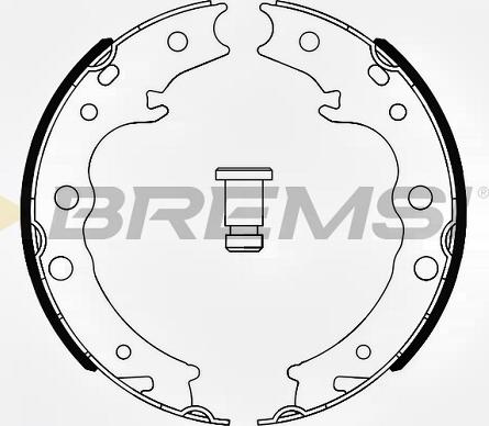 Bremsi GF0646 - Комплект гальм, ручник, парковка autozip.com.ua