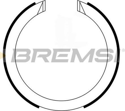 Bremsi GF0634 - Комплект гальм, ручник, парковка autozip.com.ua