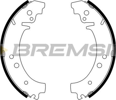 Bremsi GF0160 - Комплект гальм, барабанний механізм autozip.com.ua