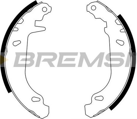 Bremsi GF0105 - Комплект гальм, барабанний механізм autozip.com.ua