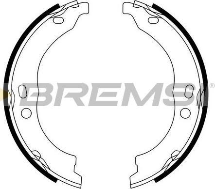 Bremsi GF0188 - Комплект гальм, ручник, парковка autozip.com.ua