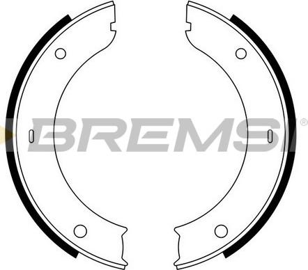 Bremsi GF0133 - Комплект гальм, ручник, парковка autozip.com.ua