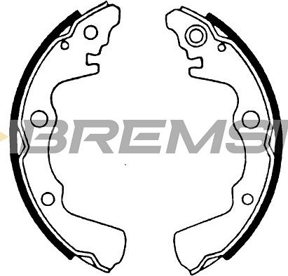 Bremsi GF0866 - Комплект гальм, ручник, парковка autozip.com.ua