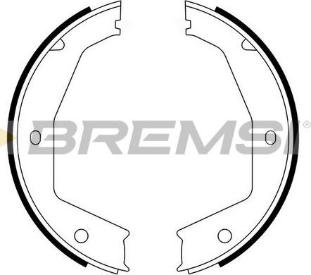 Bremsi GF0397 - Комплект гальм, ручник, парковка autozip.com.ua