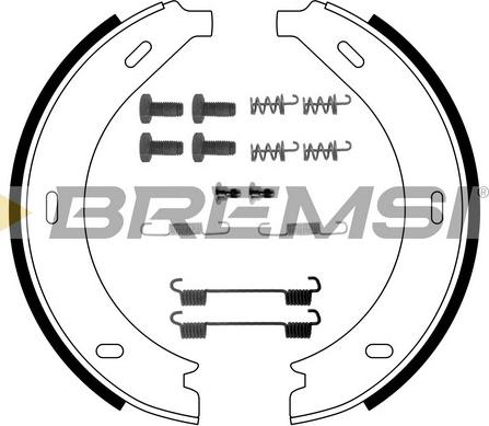 Bremsi GF0305-1 - Комплект гальм, ручник, парковка autozip.com.ua