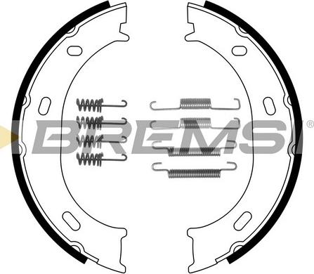 Bremsi GF0306-1 - Комплект гальм, ручник, парковка autozip.com.ua