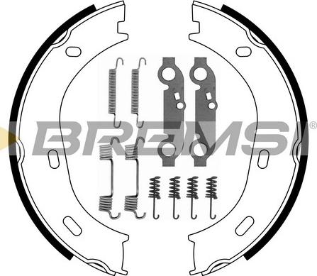 Bremsi GF0301-1 - Комплект гальм, ручник, парковка autozip.com.ua