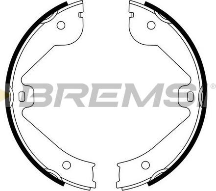 Bremsi GF0314 - Комплект гальм, ручник, парковка autozip.com.ua