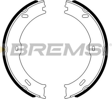 Bremsi GF0315 - Комплект гальм, ручник, парковка autozip.com.ua