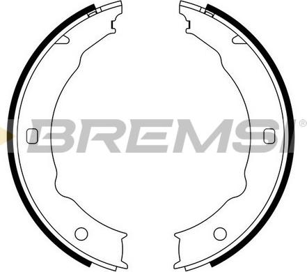 Bremsi GF0387 - Комплект гальм, ручник, парковка autozip.com.ua