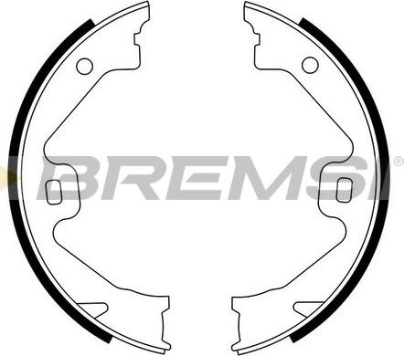 Bremsi GF0269 - Комплект гальм, ручник, парковка autozip.com.ua