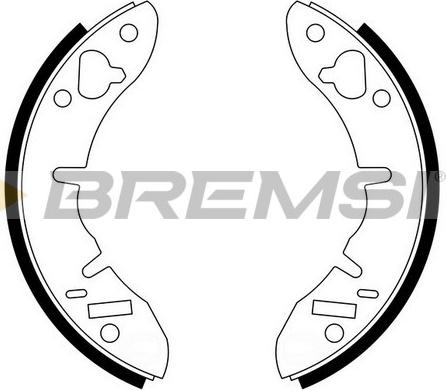 Bremsi GF0262 - Комплект гальм, барабанний механізм autozip.com.ua
