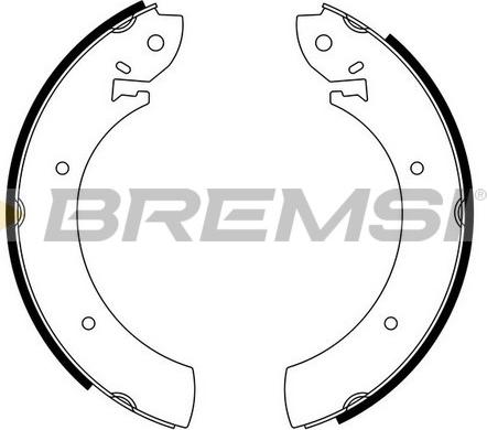 Bremsi GF0207 - Комплект гальм, барабанний механізм autozip.com.ua