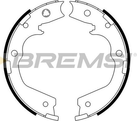 Bremsi GF0757 - Комплект гальм, ручник, парковка autozip.com.ua