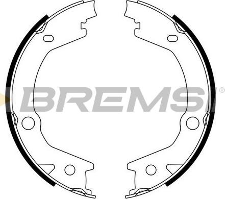 Bremsi GF0765 - Комплект гальм, ручник, парковка autozip.com.ua