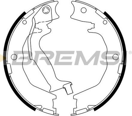 Bremsi GF0768 - Комплект гальм, ручник, парковка autozip.com.ua