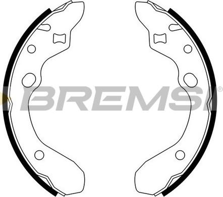 Bremsi GF0789 - Комплект гальм, барабанний механізм autozip.com.ua