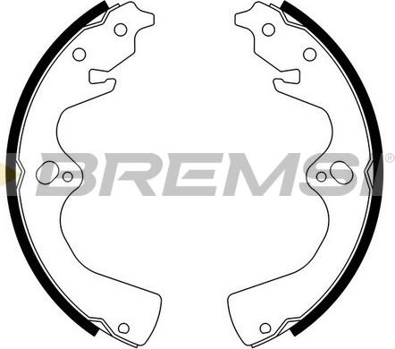 Bremsi GF0783 - Комплект гальм, барабанний механізм autozip.com.ua