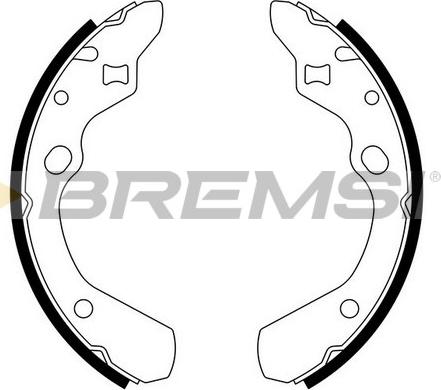 Bremsi GF0775 - Комплект гальм, барабанний механізм autozip.com.ua