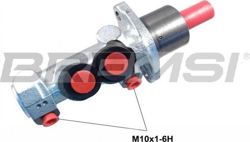 Bremsi PB0166 - Головний гальмівний циліндр autozip.com.ua
