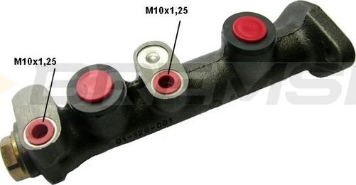 Bremsi PB1038 - Головний гальмівний циліндр autozip.com.ua