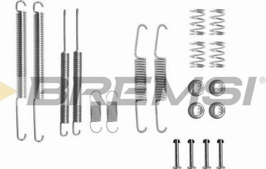 Bremsi SK0598 - Комплектуючі, барабанний гальмівний механізм autozip.com.ua