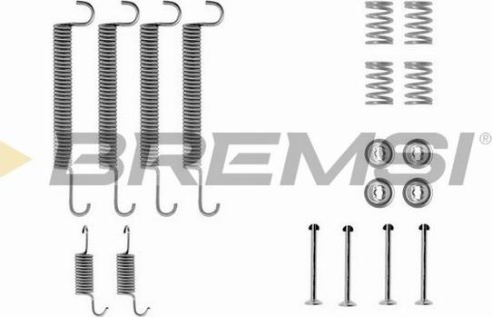 Bremsi SK0559 - Комплектуючі, барабанний гальмівний механізм autozip.com.ua