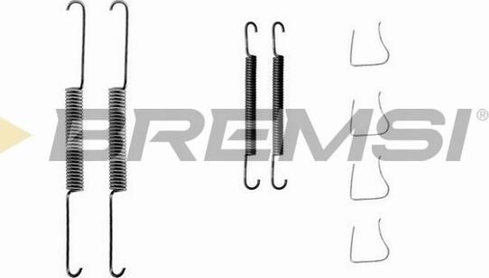 Bremsi SK0562 - Комплектуючі, барабанний гальмівний механізм autozip.com.ua