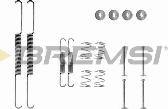 Bremsi SK0507 - Комплектуючі, барабанний гальмівний механізм autozip.com.ua