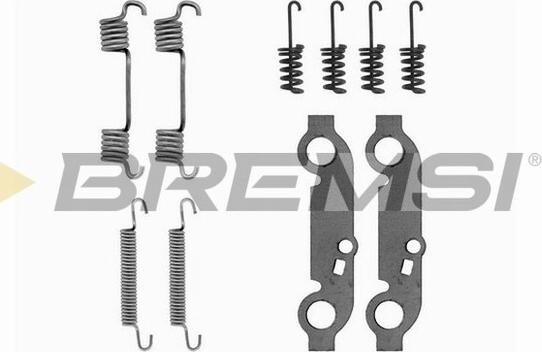 Bremsi SK0537 - Комплектуючі, барабанний гальмівний механізм autozip.com.ua