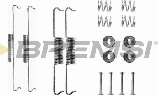 Bremsi SK0521 - Комплектуючі, барабанний гальмівний механізм autozip.com.ua