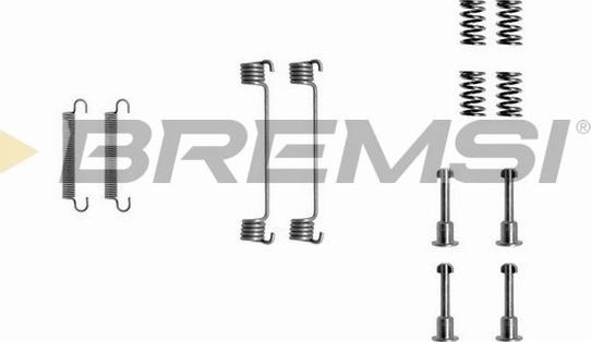 Bremsi SK0690 - Комплектуючі, барабанний гальмівний механізм autozip.com.ua