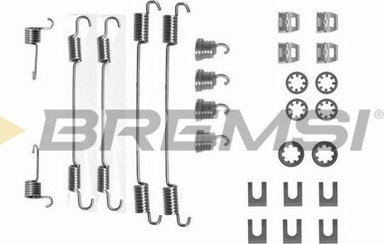 Bremsi SK0656 - Комплектуючі, барабанний гальмівний механізм autozip.com.ua