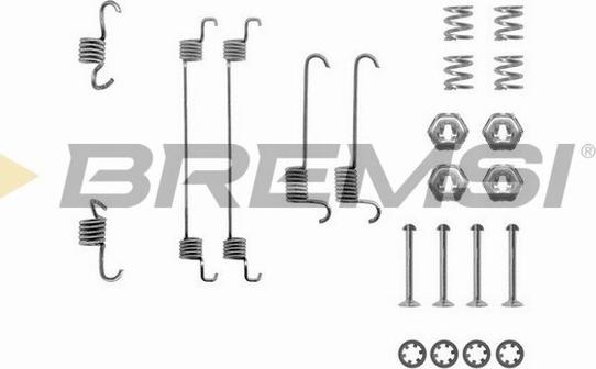 Bremsi SK0650 - Комплектуючі, барабанний гальмівний механізм autozip.com.ua