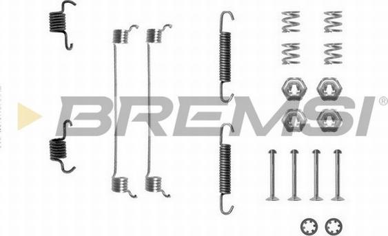 Bremsi SK0651 - Комплектуючі, барабанний гальмівний механізм autozip.com.ua