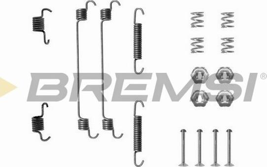 Bremsi SK0657 - Комплектуючі, барабанний гальмівний механізм autozip.com.ua
